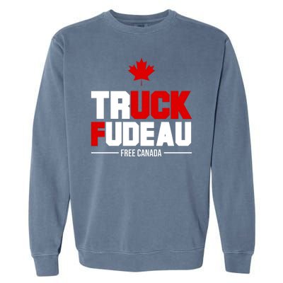 Truck Fudeau Fuck Free Canada Garment-Dyed Sweatshirt