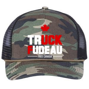 Truck Fudeau Fuck Free Canada Retro Rope Trucker Hat Cap