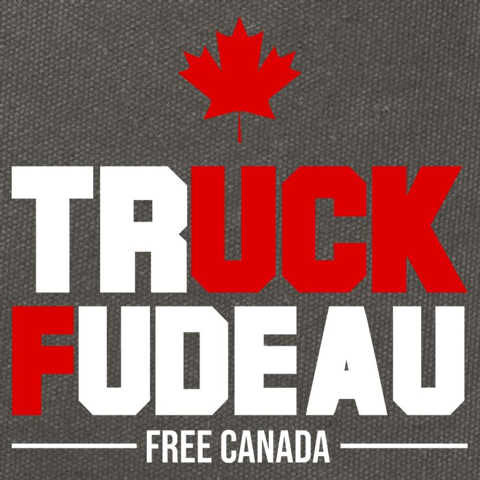 Truck Fudeau Fuck Free Canada Cotton Canvas Backpack