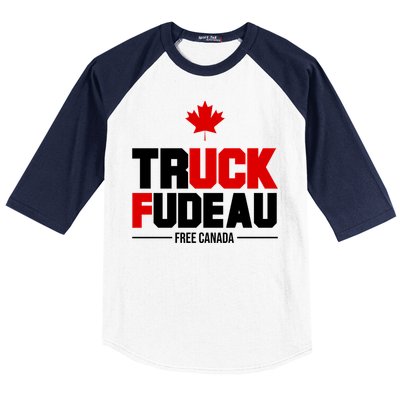 Truck Fudeau Fuck Free Canada Baseball Sleeve Shirt