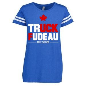 Truck Fudeau Fuck Free Canada Enza Ladies Jersey Football T-Shirt