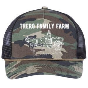 Thero Family Farm Retro Rope Trucker Hat Cap