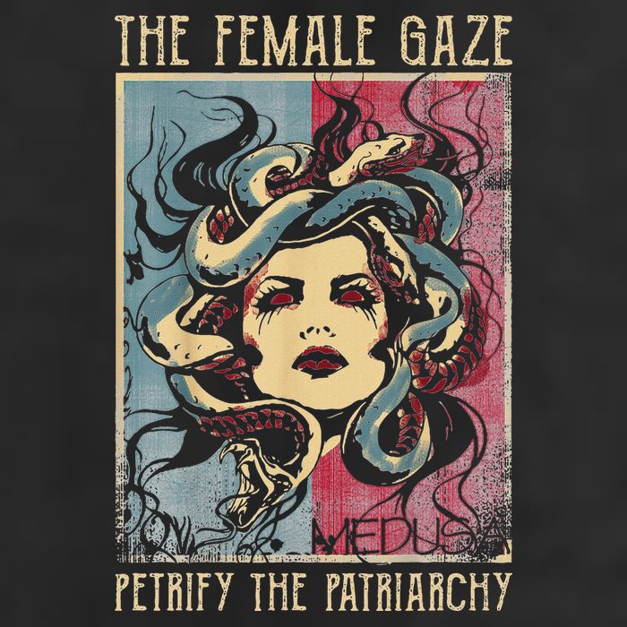 The Female Gaze Petrify The Patriarchy Medusa Cool Comfort Performance Bucket Hat