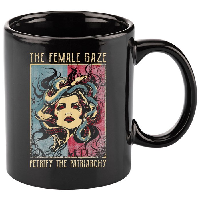 The Female Gaze Petrify The Patriarchy Medusa 11oz C Handle Ceramic Mug
