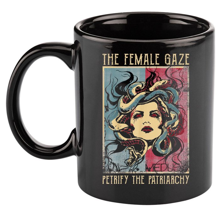 The Female Gaze Petrify The Patriarchy Medusa 11oz C Handle Ceramic Mug