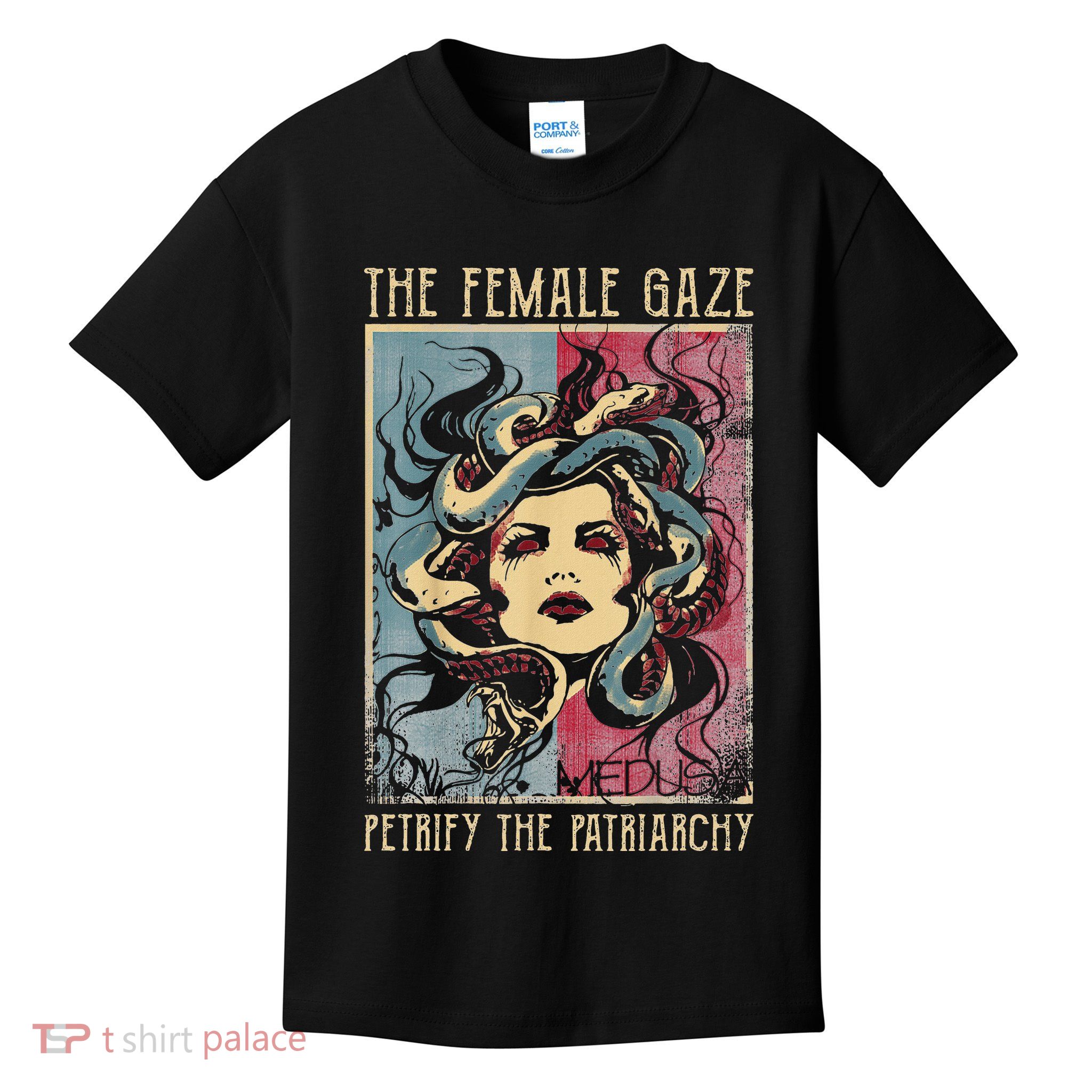 The Female Gaze Petrify The Patriarchy Medusa Kids T-Shirt