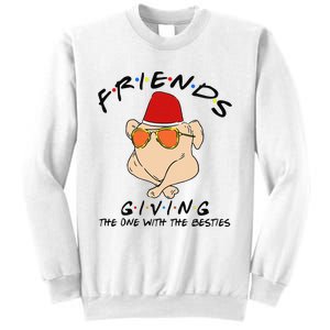 Turkey Friends Giving Happy Friendsgiving Funny Thanksgiving Sweatshirt