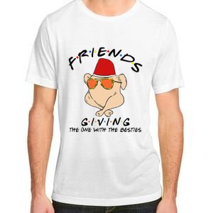 Turkey Friends Giving Happy Friendsgiving Funny Thanksgiving Adult ChromaSoft Performance T-Shirt