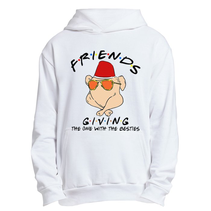 Turkey Friends Giving Happy Friendsgiving Funny Thanksgiving Urban Pullover Hoodie