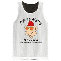 Turkey Friends Giving Happy Friendsgiving Funny Thanksgiving Mesh Reversible Basketball Jersey Tank