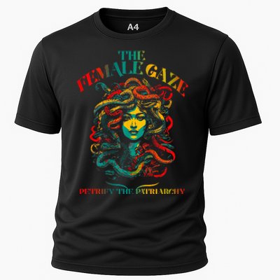 The Female Gaze Petrify The Patriarchy Medusa Cooling Performance Crew T-Shirt