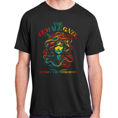 The Female Gaze Petrify The Patriarchy Medusa Adult ChromaSoft Performance T-Shirt