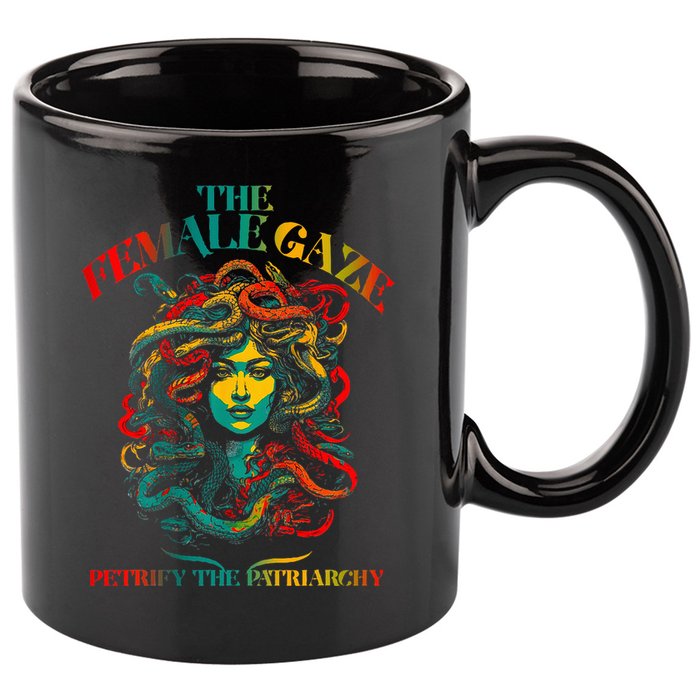 The Female Gaze Petrify The Patriarchy Medusa 11oz C Handle Ceramic Mug