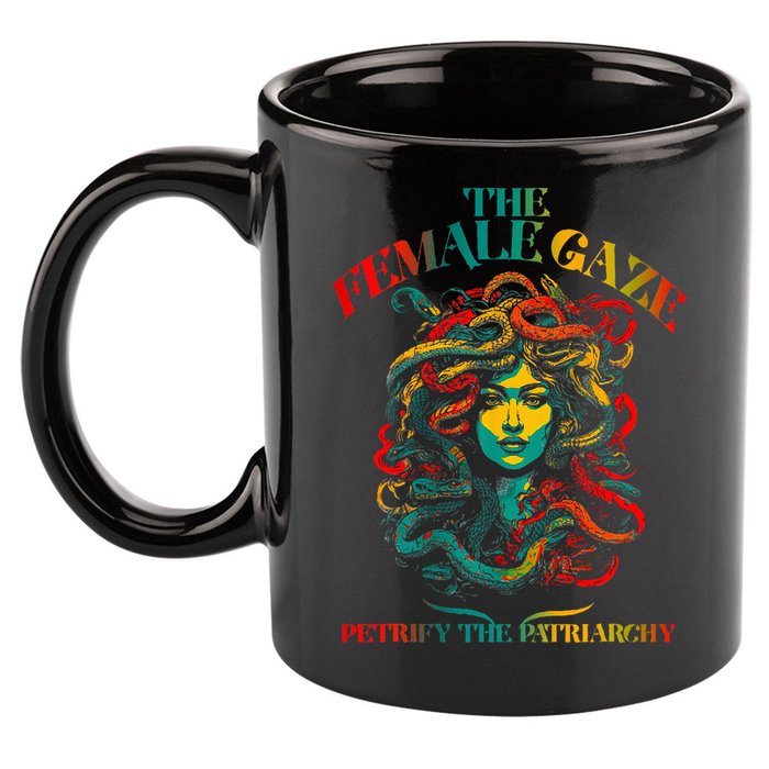 The Female Gaze Petrify The Patriarchy Medusa 11oz C Handle Ceramic Mug