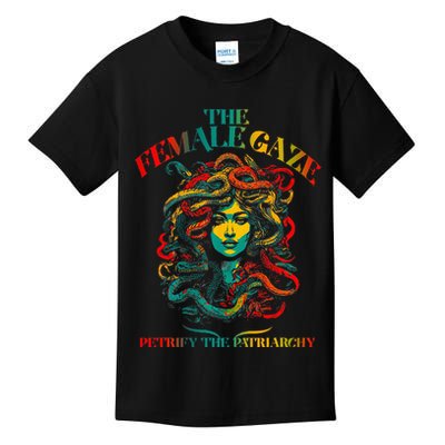 The Female Gaze Petrify The Patriarchy Medusa Kids T-Shirt
