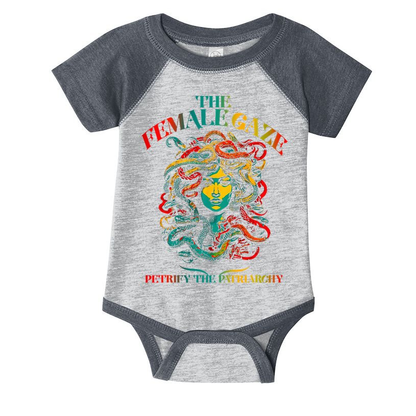 The Female Gaze Petrify The Patriarchy Medusa Infant Baby Jersey Bodysuit
