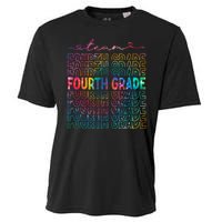 Team Fourth Grade Tie Dye Back To School 4th Grade Teacher Cooling Performance Crew T-Shirt