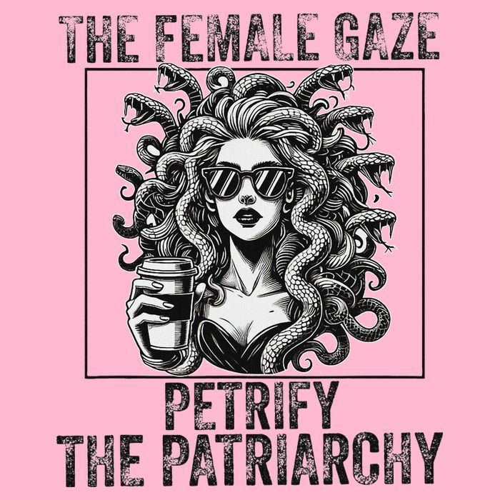 The Female Gaze Petrify The Patriarchy Medusa Feminisit Kids T-Shirt