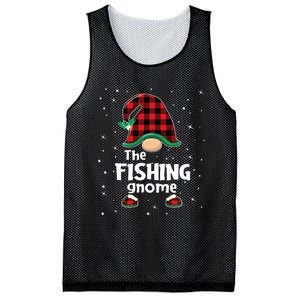 The Fishing Gnome Funny Matching Family Christmas Xmas Holiday Mesh Reversible Basketball Jersey Tank