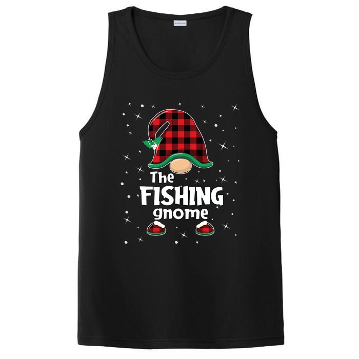 The Fishing Gnome Funny Matching Family Christmas Xmas Holiday PosiCharge Competitor Tank