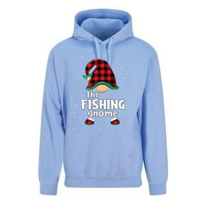 The Fishing Gnome Funny Matching Family Christmas Xmas Holiday Unisex Surf Hoodie