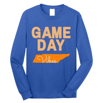 Tennessee Football Game Day Vibes Fall Tailgate Long Sleeve Shirt