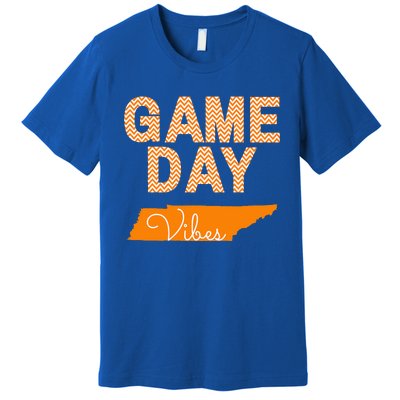 Tennessee Football Game Day Vibes Fall Tailgate Premium T-Shirt