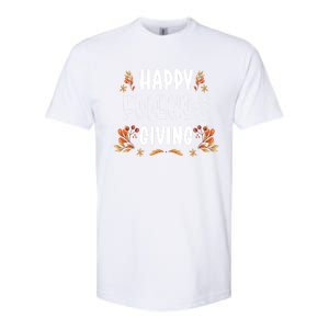 Turkey Friends Giving Cute Gift Happy Friendsgiving Thanksgiving Cute Gift Softstyle CVC T-Shirt