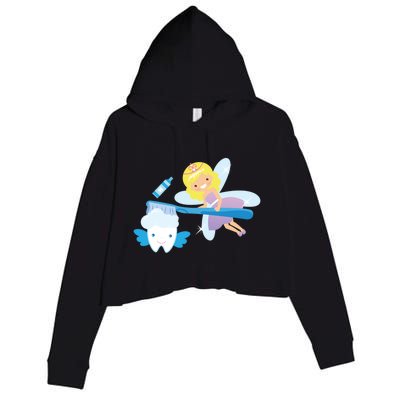 Tooth Fairy Godmother Fairy Tales Novelty Gift Crop Fleece Hoodie