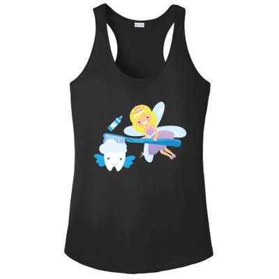 Tooth Fairy Godmother Fairy Tales Novelty Gift Ladies PosiCharge Competitor Racerback Tank