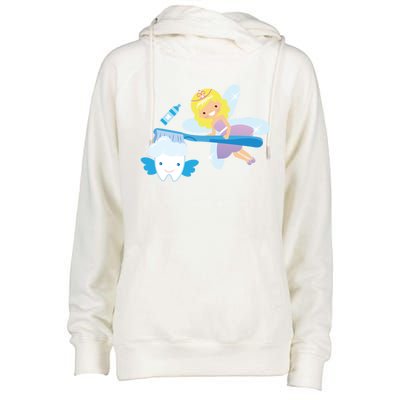 Tooth Fairy Godmother Fairy Tales Novelty Gift Womens Funnel Neck Pullover Hood