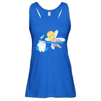 Tooth Fairy Godmother Fairy Tales Novelty Gift Ladies Essential Flowy Tank