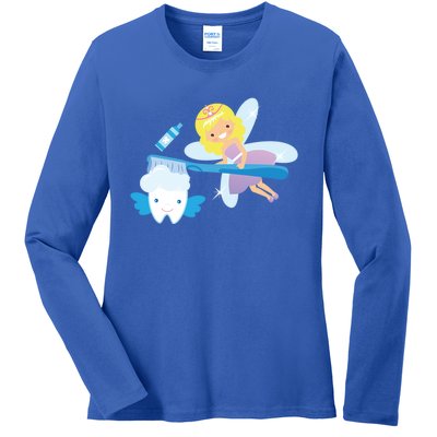 Tooth Fairy Godmother Fairy Tales Novelty Gift Ladies Long Sleeve Shirt