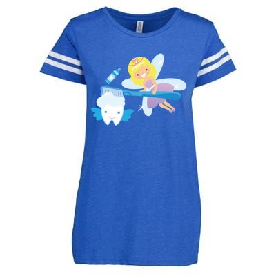 Tooth Fairy Godmother Fairy Tales Novelty Gift Enza Ladies Jersey Football T-Shirt