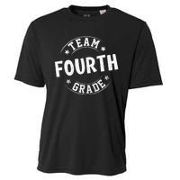 Team Fourth Grade Teacher Student Back To School 4th Grade Cooling Performance Crew T-Shirt