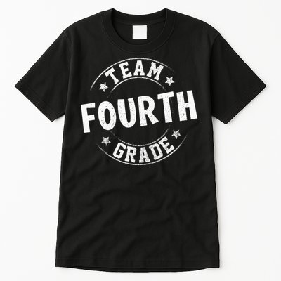 Team Fourth Grade Teacher Student Back To School 4th Grade Tall T-Shirt