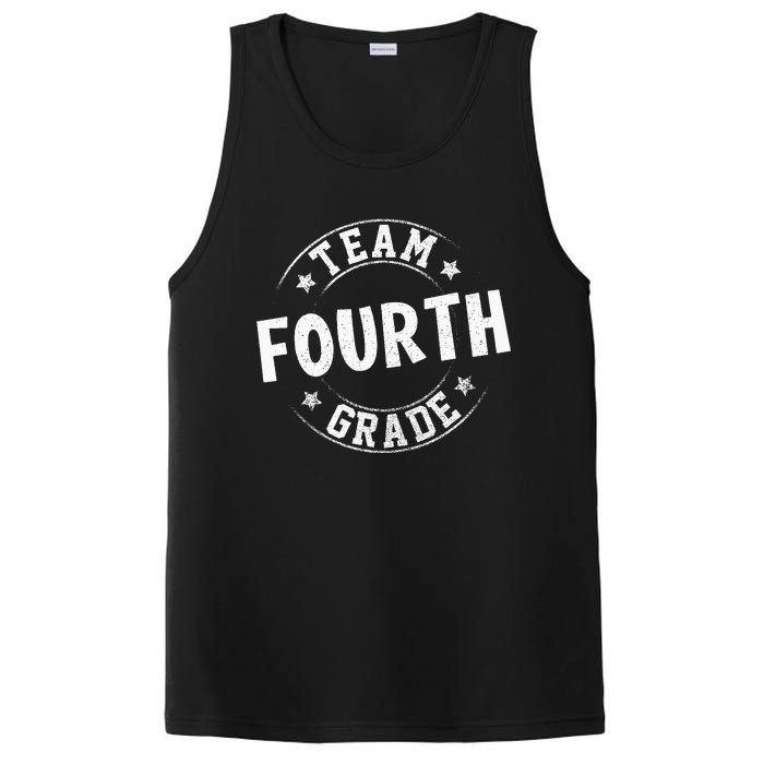 Team Fourth Grade Teacher Student Back To School 4th Grade PosiCharge Competitor Tank