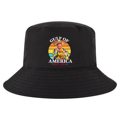 Trump Funny Gulf Of Us America Est 2025 Cool Comfort Performance Bucket Hat