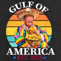 Trump Funny Gulf Of Us America Est 2025 7 Panel Mesh Trucker Snapback Hat