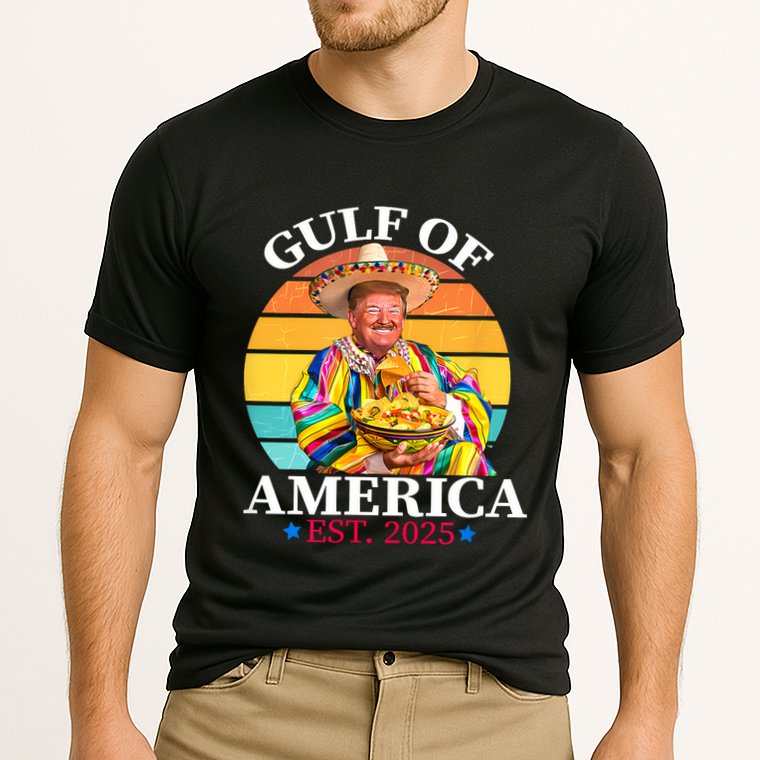 Trump Funny Gulf Of Us America Est 2025 Cooling Performance Crew T-Shirt