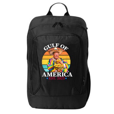 Trump Funny Gulf Of Us America Est 2025 City Backpack