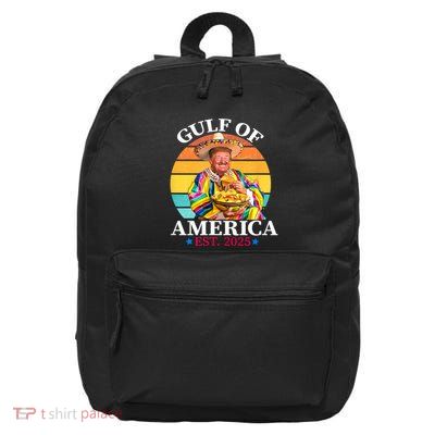 Trump Funny Gulf Of Us America Est 2025 16 in Basic Backpack