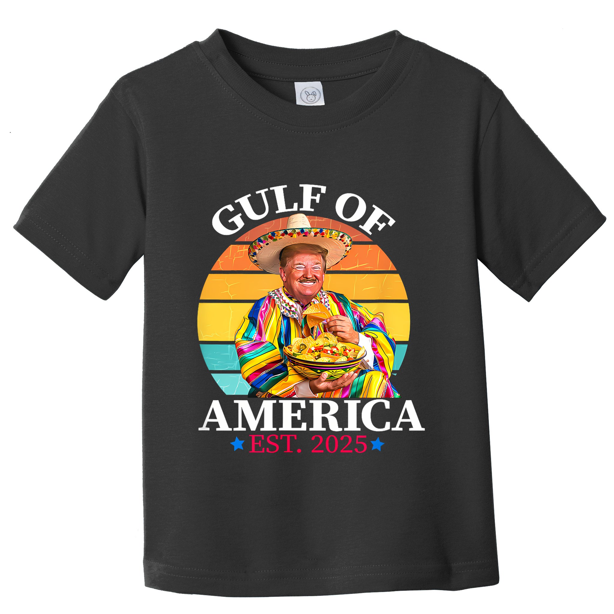 Trump Funny Gulf Of Us America Est 2025 Toddler T-Shirt