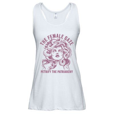 The Female Gaze Petrify The Patriarchy Ladies Essential Flowy Tank