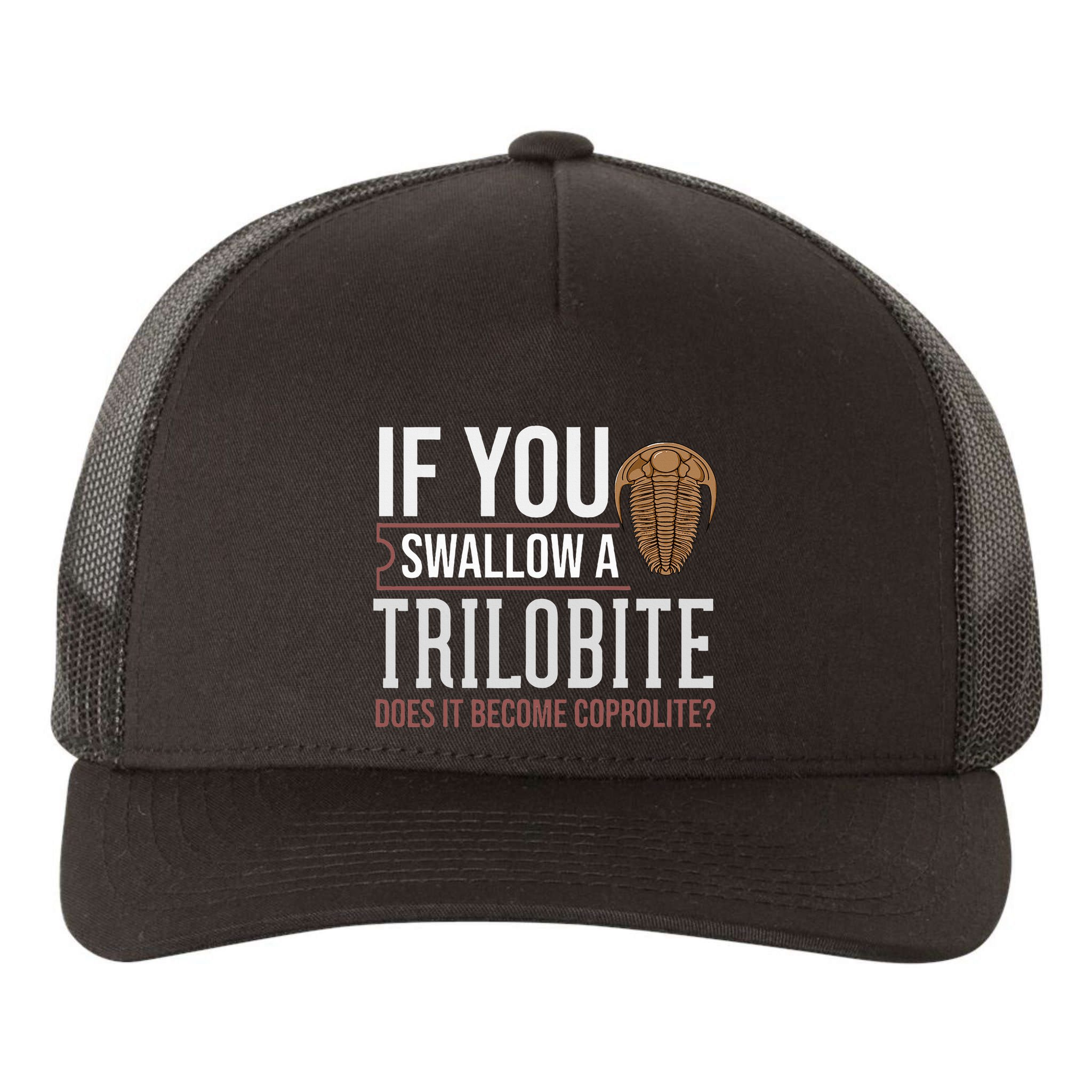 Trilobite Fossil Gift Future Paleontologist Yupoong Adult 5-Panel Trucker Hat