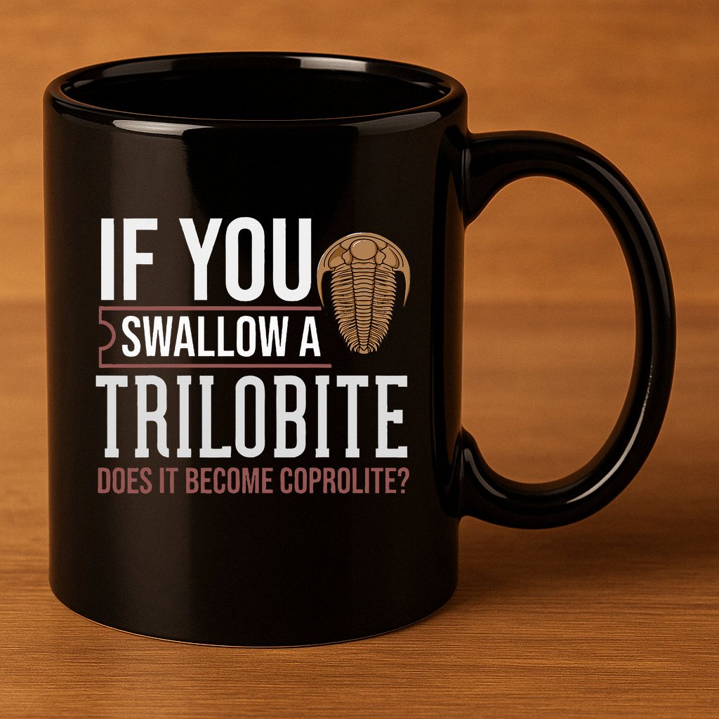 Trilobite Fossil Gift Future Paleontologist 11oz C Handle Ceramic Mug