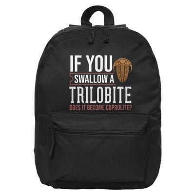 Trilobite Fossil Gift Future Paleontologist 16 in Basic Backpack