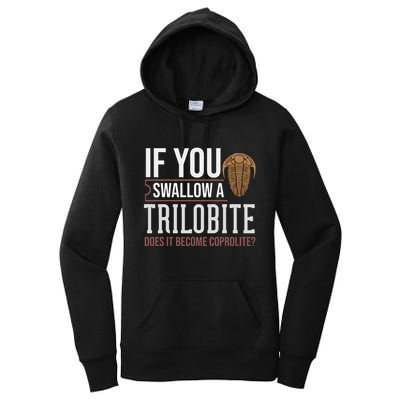 Trilobite Fossil Gift Future Paleontologist Women's Pullover Hoodie
