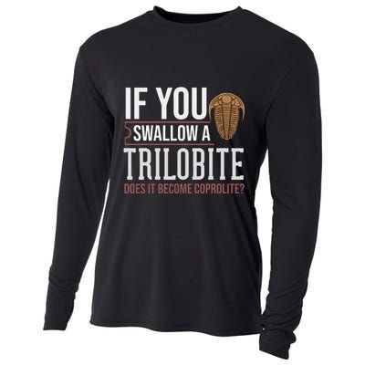 Trilobite Fossil Gift Future Paleontologist Cooling Performance Long Sleeve Crew
