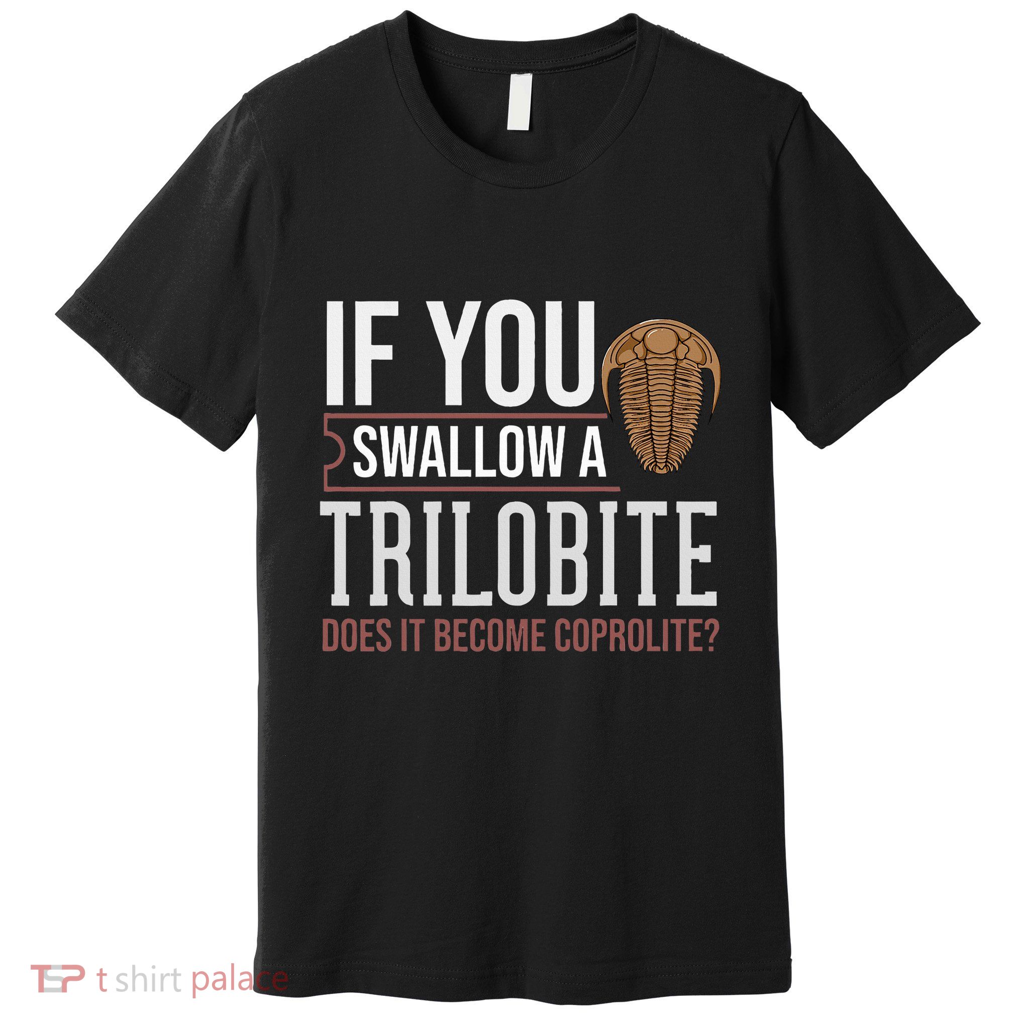 Trilobite Fossil Gift Future Paleontologist Premium T-Shirt